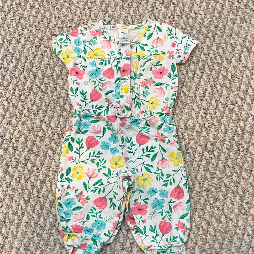 Carter's Colorful Floral Kids Romper